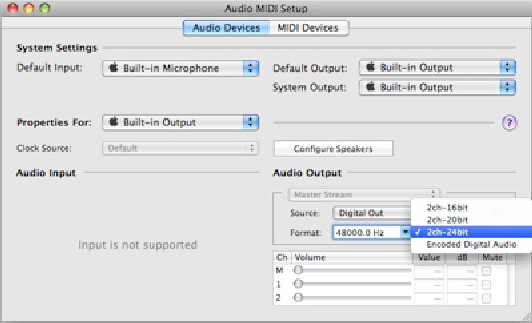 new audio driver for mac osx